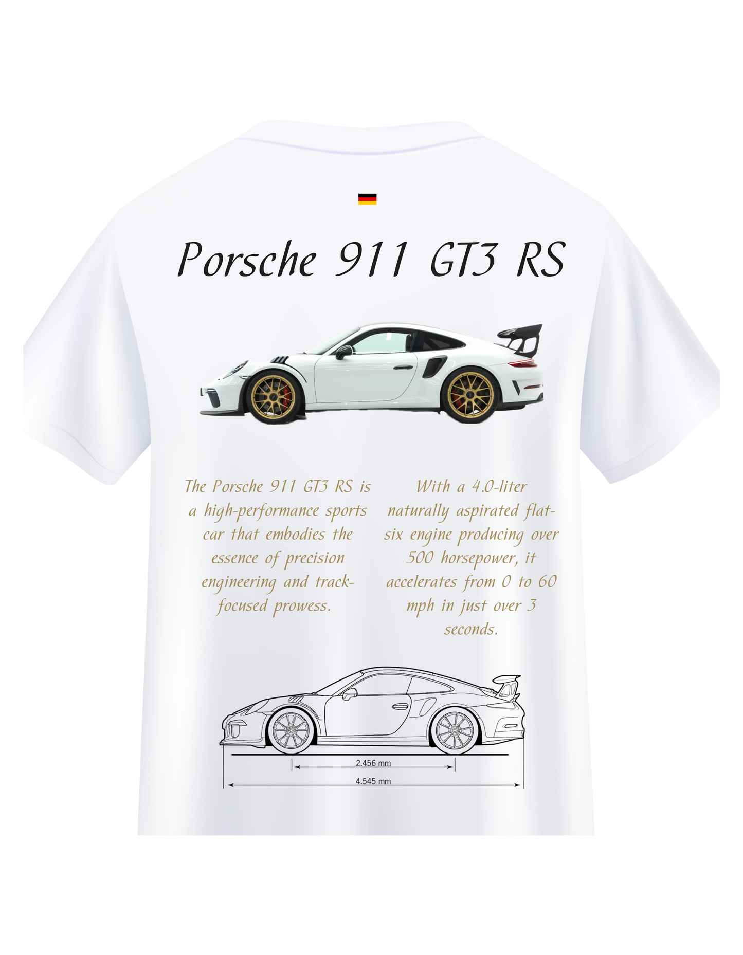 Porsche 911 GT3 Rs T Shirt