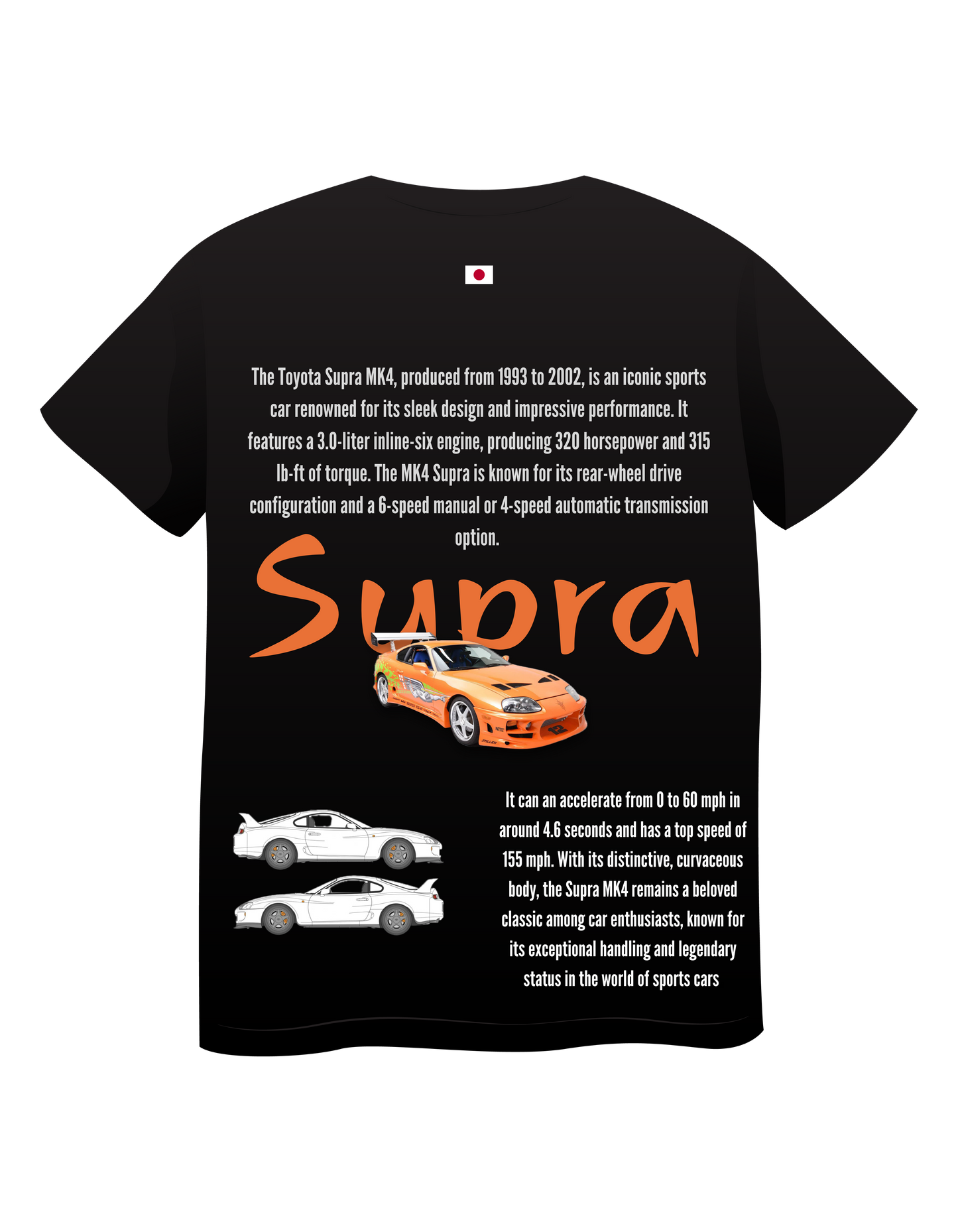 Toyota Supra Mk4 T Shirt