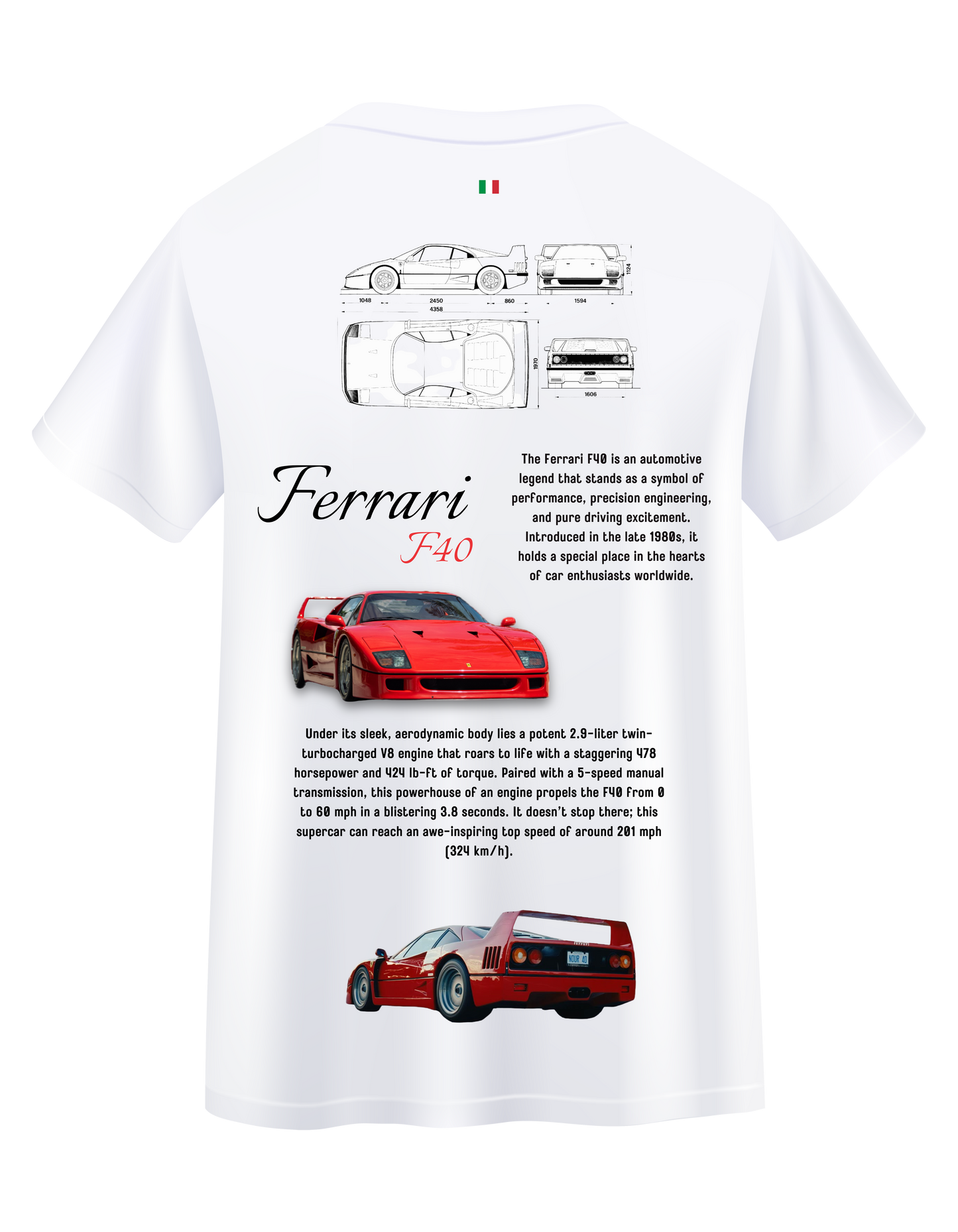 Ferrari F40 T Shirt